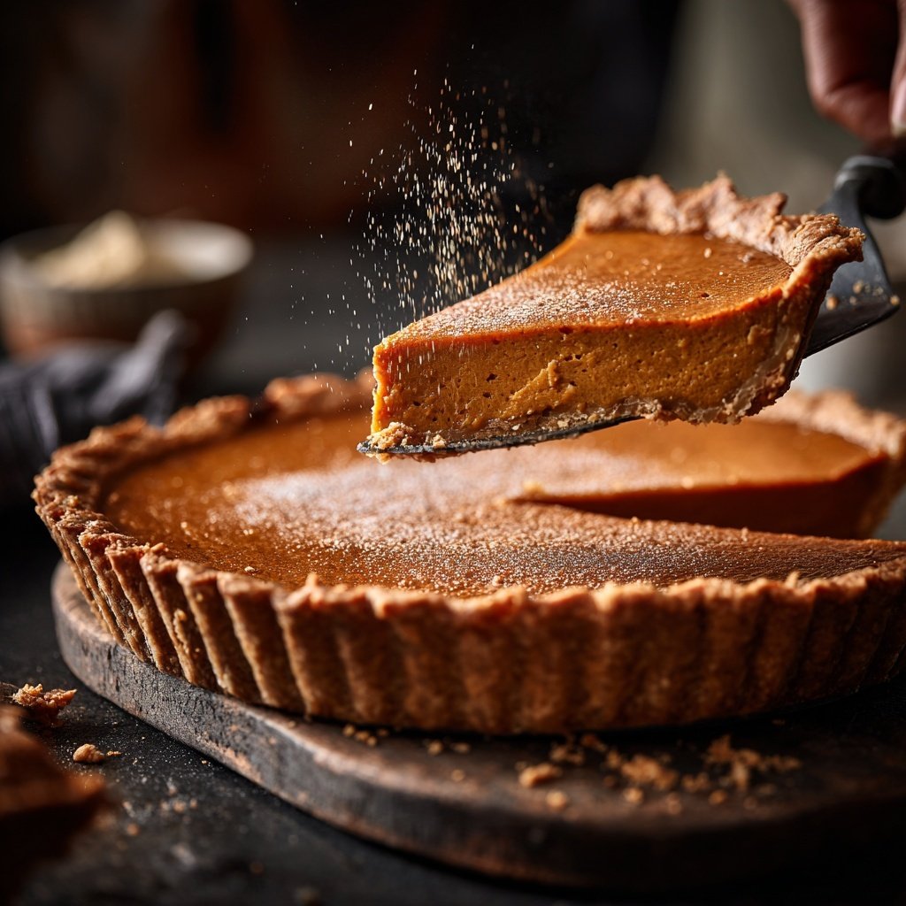 Festive Spiced Pumpkin Pie