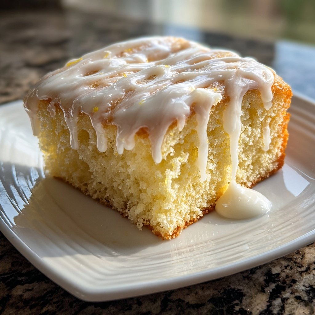 Dessert Vanilla Sponge Cake