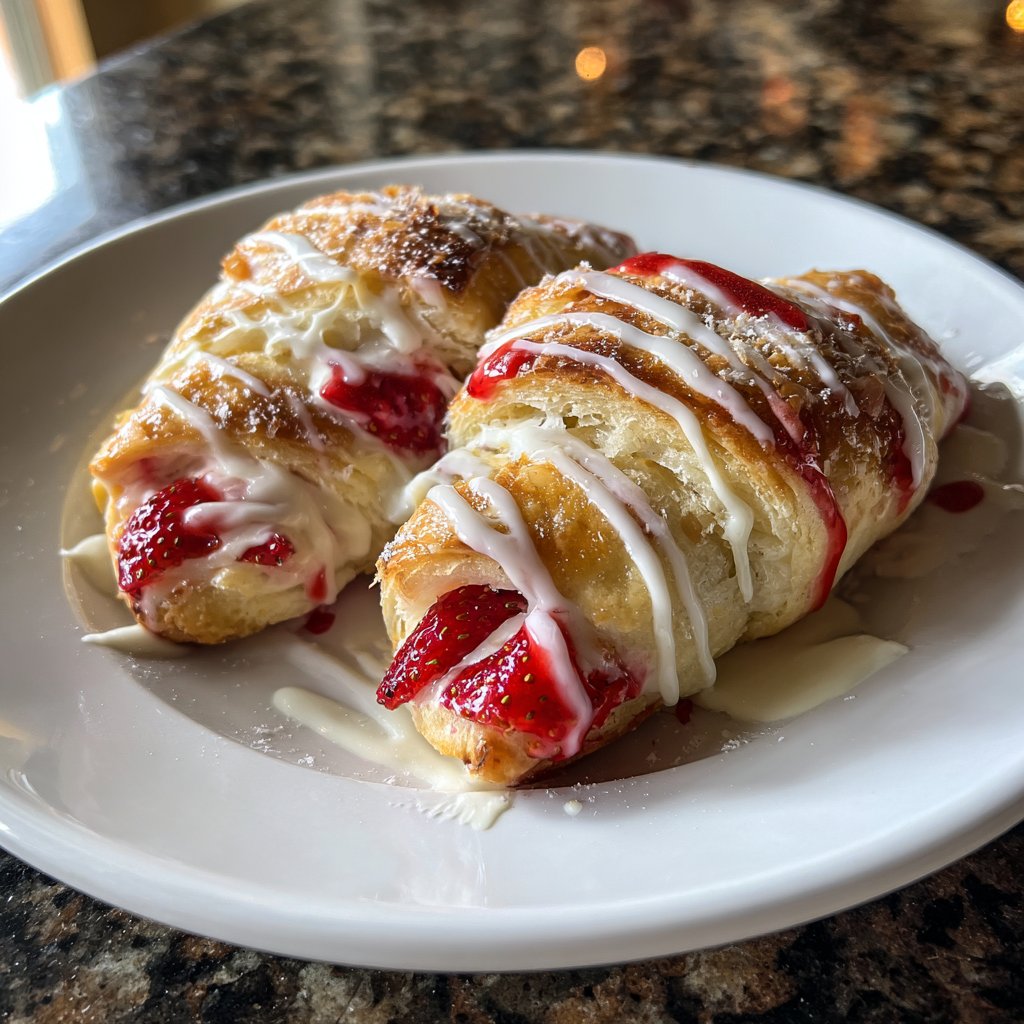 Strawberry Cream Cheese Crescent Rolls