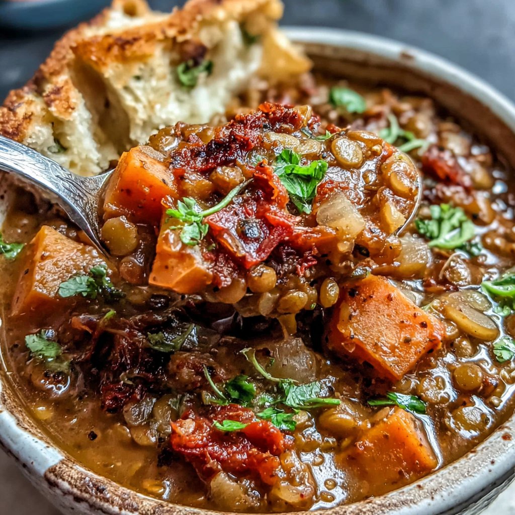 Moroccan Spiced Lentil Stew